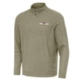 thumbnail image 2 of Men's Antigua Heather Olive NASCAR 1948-55 Logo Subtle Quarter-Zip Top, 2 of 3