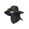 thumbnail image 2 of Mini ventilador solar con batería recargable por USB, sombrero de tela para hombre con flujo de aire fuerte, ideal para verano, senderismo al aire libre y pescador., 2 of 6