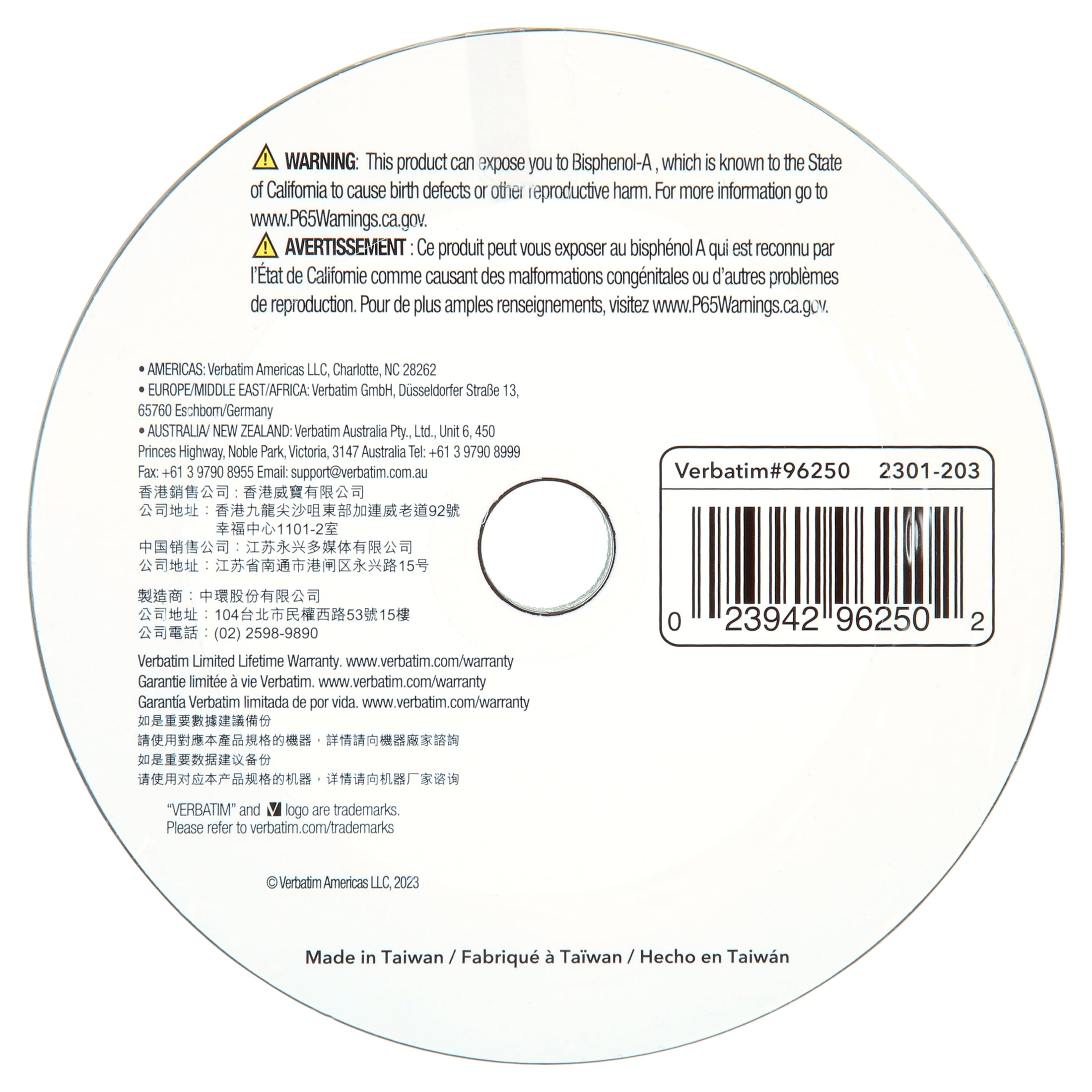 Verbatim CD-R 700MB 52X with Branded Surface - 10pk Wrap