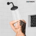 thumbnail image 4 of Juego de grifos para bañera y ducha gotonovo, 6 modos, negro mate, 4 of 9