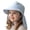 Sky Blue, variant on Kids Sun Hat with Neck Flap for Boys Girls UPF 50 Plus Adjustable Chin Strap Beach Cap Toddler Breathable Outdoor Fisherman Hat Khaki One Size