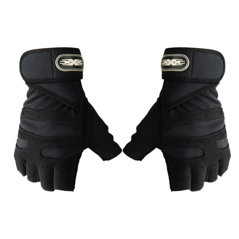 1pair Unisex Half-fingered Palm Protection Sports Gloves For