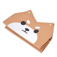 thumbnail image 2 of Cartoon Tissue Box Leather Exquisite Cute Dog Shape V Shaped Opening Button Design Tissue Paper Box Holder Shiba Inu, 2 of 5