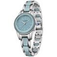 thumbnail image 6 of Watch for Woman Minimalist Diamond-Accented Watch with Quartz Movement, Waterproof Watch with Stainless Steel Strap for Woman Perfect Gift, 6 of 7