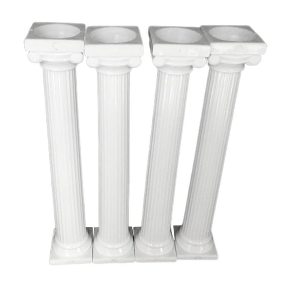 Papaba Cake Stands 4Pcs/Set Ornamental Non-stick Modern Decorative Birthday Cake Fondant Support Pillar