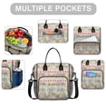 thumbnail image 2 of Pioneer Flower Floral Print Pattern Womens Lunch Box for Work,Insulated Large Lunch Bag,Leakproof Adult Lunch Bag for Work,Beach,Travel,Picnic,Camping, 2 of 6