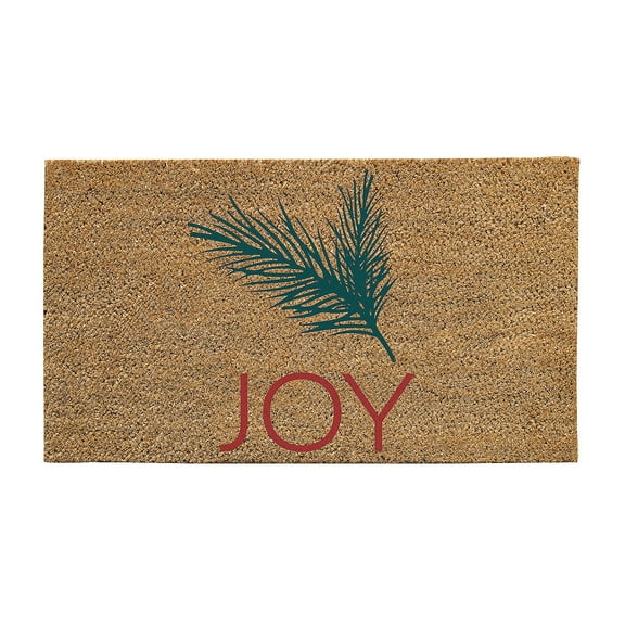 30" x 18" Natural Coir Mat, Joy