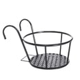 thumbnail image 2 of Plant Shelf Easy-Installation Multi-Use Iron Fence Balcony Hanging Flower Basket Home Decoration, 2 of 9