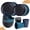 Black, Dark Gray, Navy Blue, Blue, variant on 16Pcs Plastic Wheat Straw Dinnerware Set, Reusable Plastic Plate Set for 4, Kitchen Plates And Bowls Set (Pink) Include Dinner Platos, Dessert Platos, Cereal Bowls, Cups for Daily, Camping