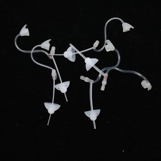 Tubos De Sonido Delgados Para Audífonos, Reducción De Ruido, Tubos De Repuesto De 5 Piezas, Fácil Instalación, Material Plástico, Adecuados Para La Mayoría De Los Catéteres