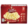 thumbnail image 2 of Orville Redenbacher Extra Buttery Microwave Popcorn, 100% Whole Grain Popcorn, Non‑GMO Popcorn, Gluten Free, High Source of Fibre, 246g (3 x 82 g), 2 of 7