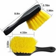 thumbnail image 3 of Paquete de 2 limpiadores de cepillos para ruedas y neumáticos de coche, cepillos para ruedas, kit de cepillo de limpieza de ruedas para coche, herramientas de limpieza de cepillo de cerdas, 3 of 5