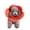 Orange, variant on Oioii Pet Protection Collar for Dogs,Cute Flower Design Recovery Collar,Protective Elizabethan Collar To Prevent Licking and Biting,Comfortable and Lightweight for Wound Healing and Daily Care,S