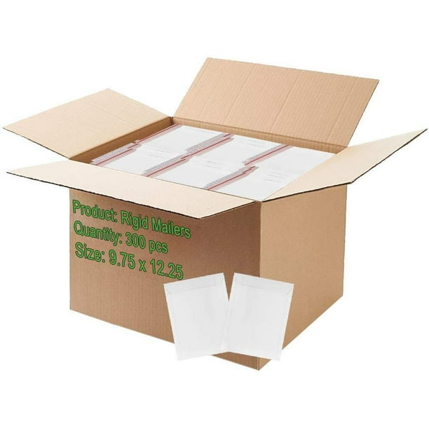 Pack of 300 Rigid Mailers 9.75 x 12.25 Paperboard mailers 9 3/4 x 12 1/