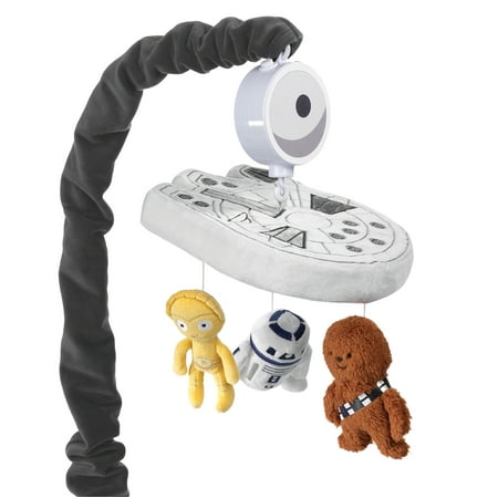 UPC: 0084122012721 | Lambs & Ivy Star Wars Signature Millennium Falcon Musical Baby Crib Mobile Toy