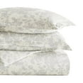 thumbnail image 5 of Duvet Cover Set - Ultra Soft & Breathable - Light Gray Weathered Floral for Full/Queen Bedding by Comfort Canopy, 5 of 14