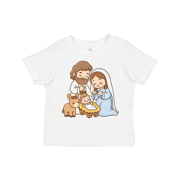 Inktastic Nativity Scene Christmas Manger Boys or Girls Toddler T-Shirt