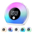 thumbnail image 1 of Despertador con luz despertador con altavoz Bluetooth, luz nocturna para niños, reloj despertador Digital para niños, adolescentes, dormitorio, 1 of 5