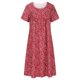 thumbnail image 2 of Vestido suelto de manga corta con estampado de cuello redondo informal de verano para mujer a la moda Fridja bnh2010, 2 of 6