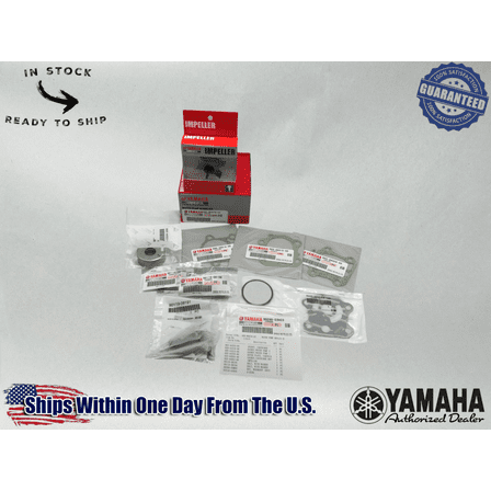 Yamaha Marine Genuine OEM WATER PUMP & IMPELLER REPAIR KIT 6H3-W0078-02-00
