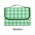 thumbnail image 3 of Estera de playa Zulema manta de Camping plegable resistente al agua 180 cm x 200 cm Verde, 3 of 8