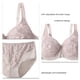 thumbnail image 4 of Conjunto de bragas de sujetador para mujer, sujetador de encaje con aros, ropa interior de cintura alta elástica para uso diario y citas, 4 of 5