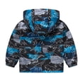 thumbnail image 3 of Mercatoo Toddler Girls Lightweight Jacket Print Zip Windbreaker Coats Hooded Trendy Casual Fall Winter Outerwear, 3 of 8