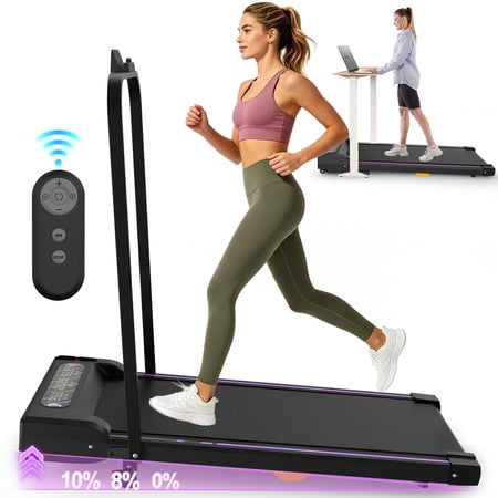 CNSRX Portable Treadmill for Home, Remote Control, 2.5 HP, 265 lb Capacity