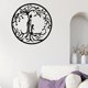 thumbnail image 3 of Arte de pared árbol familiar Metal colgante dormitorio sala de Decoración - 1 niño CUTICAT Silueta de arte, 3 of 8