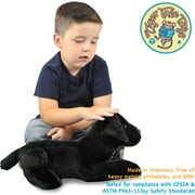 Blythe the Black Lab | 12 Inch Stuffed Animal Plush | By TigerHart Toys