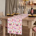 thumbnail image 2 of Table Runners 70 Inches Long Dress Scarves, Valentine's Day Farmhouse Coffee/Dining/Kitchen Table Decor, Holiday Table Runner, Pink Heart Love Modern Country 13x70 Inch, 2 of 9