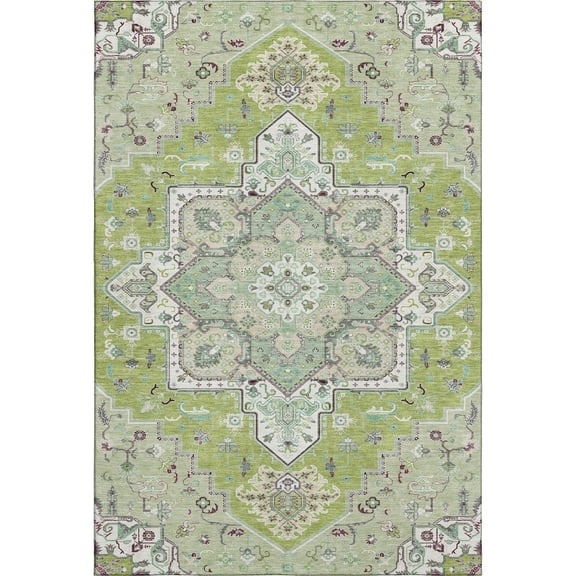Dalyn Rugs Premium Machine Washable Mayfield AMF1036 Green 3' x 5' Rug