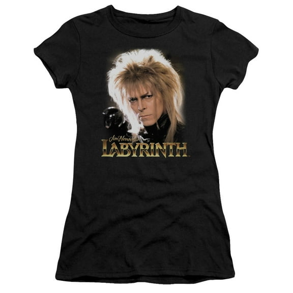 Labyrinth Jareth S/S Junior Women's T-Shirt Sheer Black