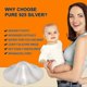 thumbnail image 3 of 925 Pure Silver Nipple Shields, Silver Cups For Breastfeeding, Breast Shields For Nursing Newborns, Essentials Nipple Guards And Pads JP, 3 of 5
