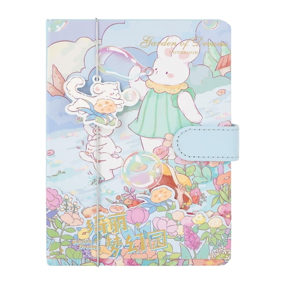 Cuaderno Zeph Hosea con diseño de caricatura adorable, 18 x 13 cm, tapa de cuero