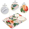 thumbnail image 4 of Cherries Flowers Peaches Dish Drying Mat Dish Drainer Rack Mats Water Absorbent Non-Slip Easy Clean Heat Resistant for Kitchen Counter, 4 of 8
