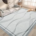 thumbnail image 2 of FULIE Abstract 5'x8'Rugs for Living Room Soft Area Rugs Boho Carpet,Light Gray, 2 of 7