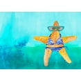 thumbnail image 2 of Loreth, Lanie 32x24 White Modern Wood Framed Museum Art Print Titled - Fun Under The Sea I, 2 of 4