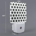 thumbnail image 2 of Lukts Soccer Pattern LED Night Light, Automatic Dimming Sensor Plug-in Night Light, Suitable for Bedroom, Bathroom, Corridor-US, 2 of 7