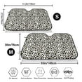 thumbnail image 3 of Kdxio Heart Leopard Print Windshield Sun Shade,UV Rays and Sun Heat Protection,Sunshade for Car Windshield,Car Shade Front Windshield - Medium, 3 of 6