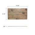 thumbnail image 2 of Excellante Sequoia melamine serveware 14 3/4" x 8 1/4" serving board, faux wood, comes in each, 2 of 3