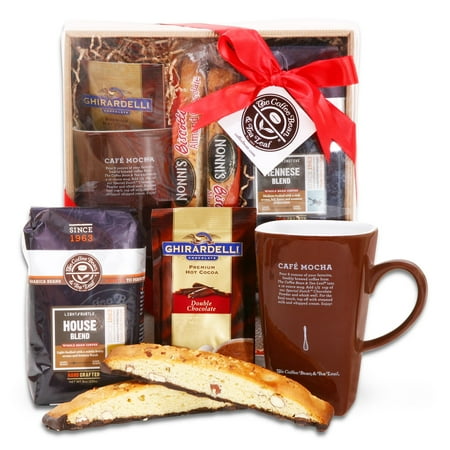 Alder Creek Gift Baskets Alder Creek Coffee Bean and Tea Leaf Delights Gift Basket