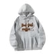 thumbnail image 3 of Sudadera con capucha para mujer, sudadera Y2K, Tops, ropa, sudadera con capucha de manga larga, jersey para deportes, salir, compras de otoño, mujer y , gris, xxl, 3 of 10