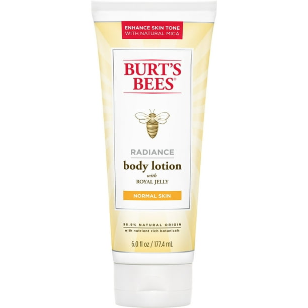 Woordenlijst Specialiteit belasting Burt's Bees Radiance Body Lotion with Royal Jelly, 6 Oz - Walmart.com