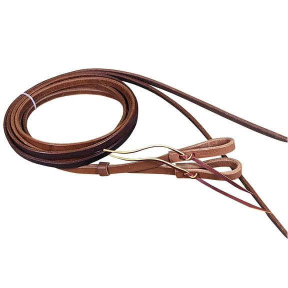 Weaver Leather Horizons Horse Split Reins Golden Brown