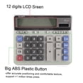 thumbnail image 3 of Calculadora Gran Calculadora Electrónica Contador Energía Solar Potencia Solar De 12 Dígitos Big Boot Botón Multifuncional Para La Escuela De Oficinas De Negocios Cálculo, 3 of 7