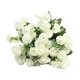 thumbnail image 4 of Elegante ramo de hortensias artificiales para interiores y exteriores, hogar y cocina. Blanco, 4 of 8