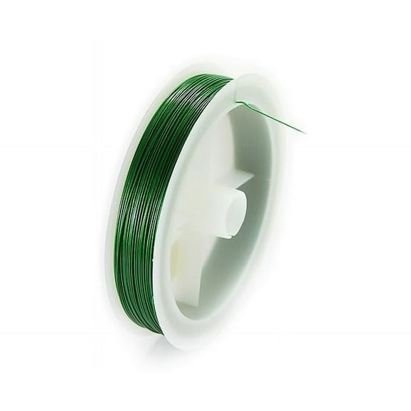 109 Yards/100 Meters Green 26 Gauge Wire Spool ForJewelry Making