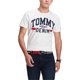 thumbnail image 1 of Tommy Hilfiger - Camiseta de mezclilla para hombre, color blanco, extragrande, 1 of 1