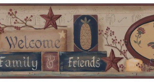 York Wallcoverings Welcome Pineapple Wallpaper Border